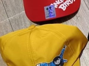 berretto con visiera con tre stampe