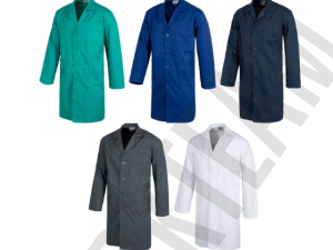 Camice medico lungo da uomo B7100 – verde/blu/nero/grigio