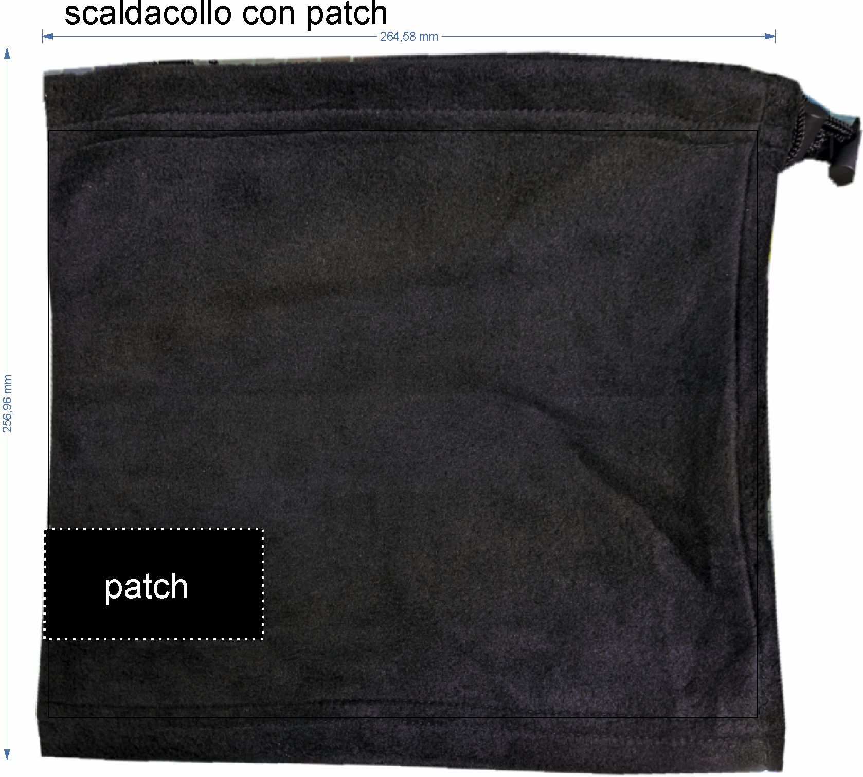 scaldacollo con patch