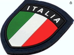SCUDETTO ITALIANO CON FELTRO E VELCRO